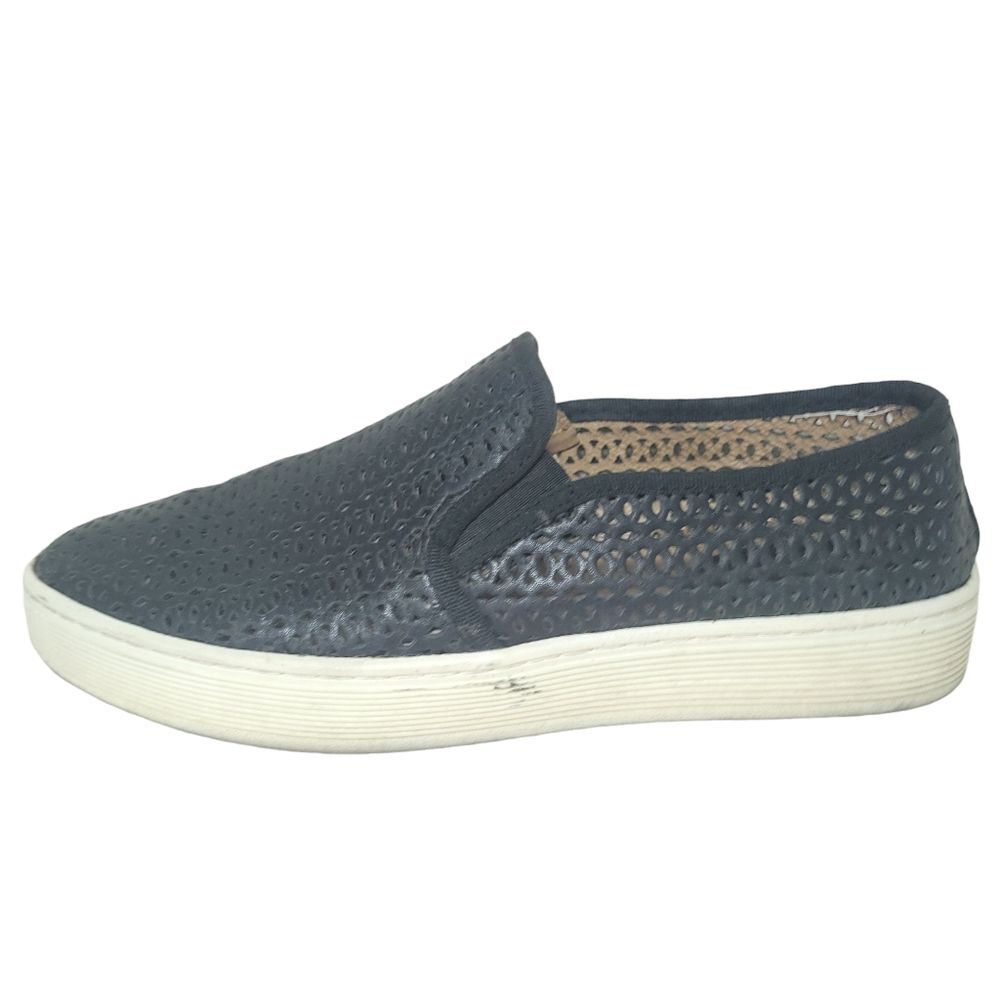 Sofft Womens Somers II Casual  Size 9.5 M Black Leather Slip On Sneakers